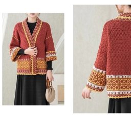 Кардиган-жакет крючком