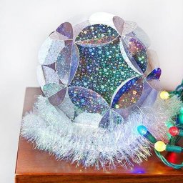 Ёлочная игрушка из бумаги: мастер-класс