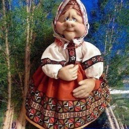 Кукла из капроновых чулок и носков