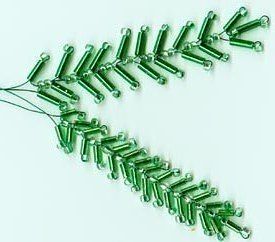 Мимоза из бисера