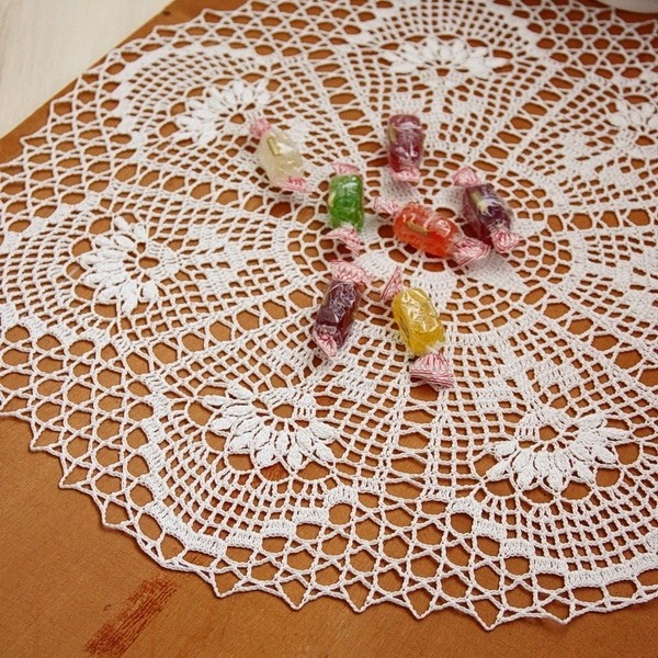 Нежная ажурная салфетка Нежная ажурная салфетка