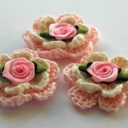 ​Очень красивые цветочки крючком