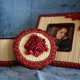 Шкатулка из бросового материала