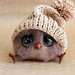 Совенок Филимончик: валяние из шерсти