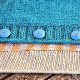 Закрытие петель краёв и планок в технике "I-CORD"