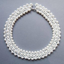 Ажурное кольe из бисера и бусинок