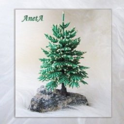 Елка из бисера