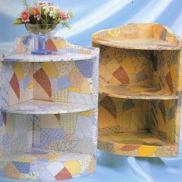 Комод и полочка из картона