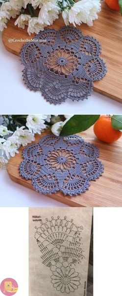 Красивые ажурные салфетки крючком: новые идеи и схемы