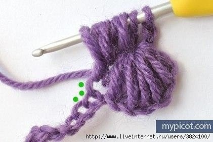 Оригинальный узор крючком