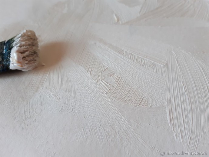 Золотая фактура акрилом