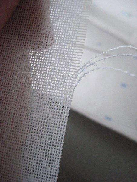 Как подшить шелк, шифон, органзу