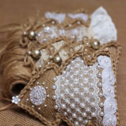 Новогодние идеи из мешковины