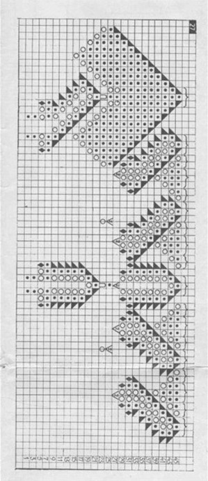 Очень красивый узор в форме шестилепесткового цветка