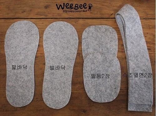 Тапочки из фетра: мастер-класс