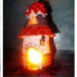 Делаем из соленого теста миленький домик