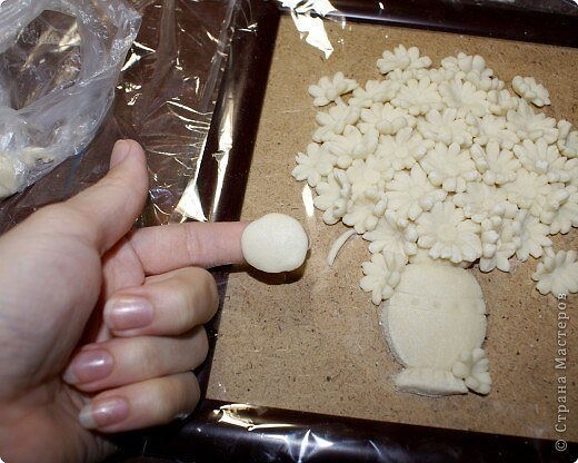 Картина из соленого теста своими руками