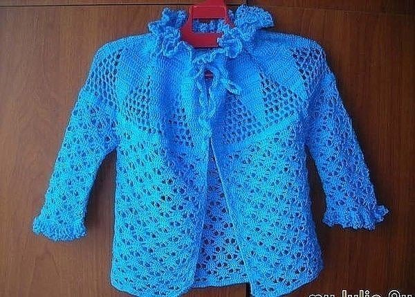 ​Восхитительный жакетик крючком