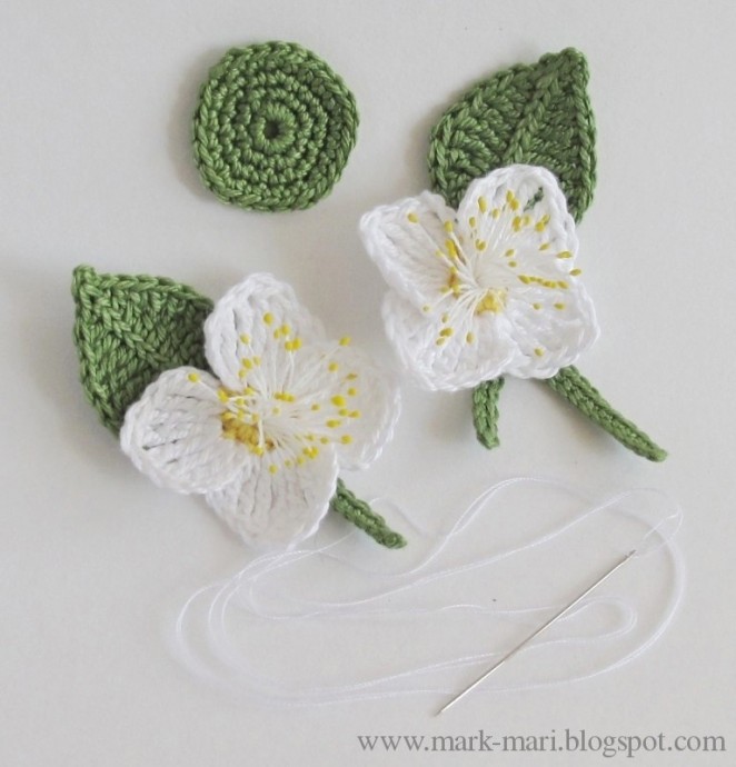 Жасмин связанный крючком Жасмин связанный крючком