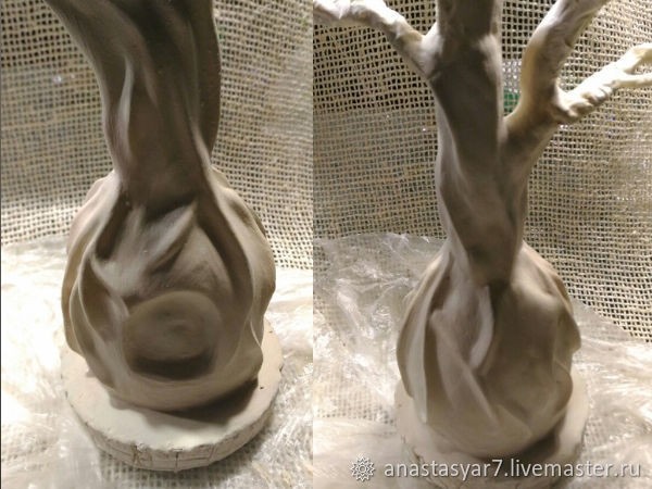 Дерево из пайеток