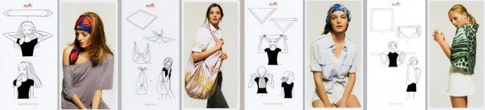 Многоликий шелковый платок: идеи использования