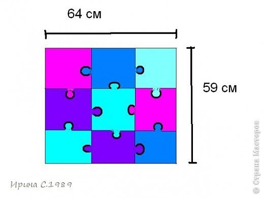 Подушки пазлы