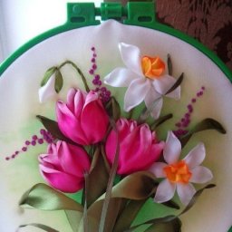 Роскошная вышивка лентами: идеи