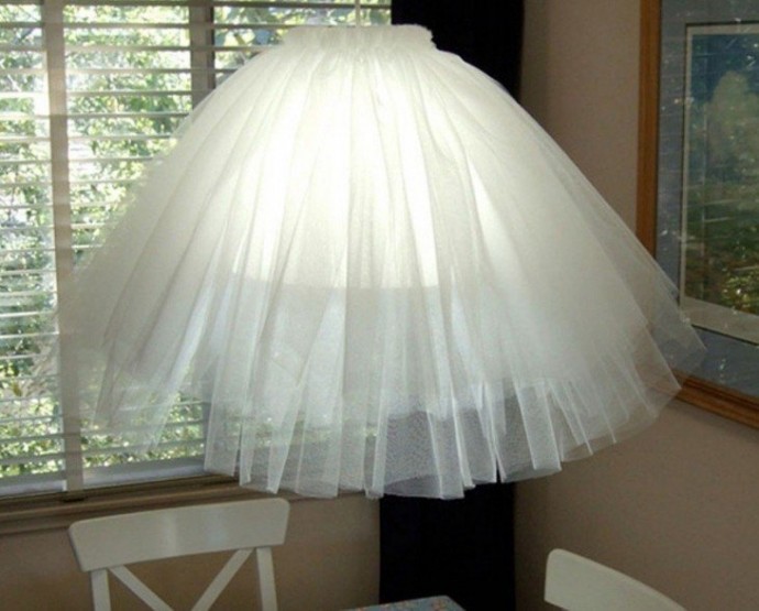 Абажур в виде юбки для настоящих принцесс