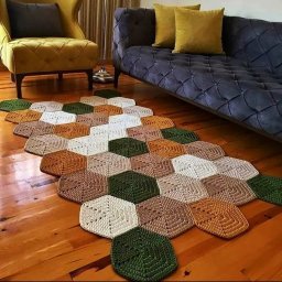 ​Коврик из шестиугольников