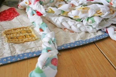 Коврики для дома из старых вещей