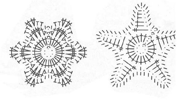 ​Красивые цветы крючком