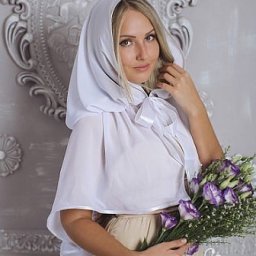 Красивый платок на голову