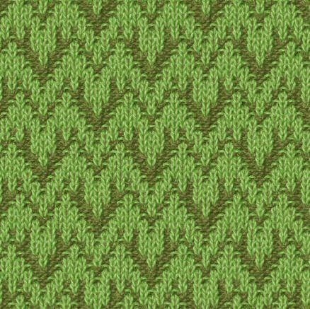 Простые узоры спицами