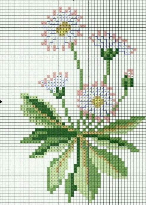 Замечательно подходящие ко времени года схемы для вышивания