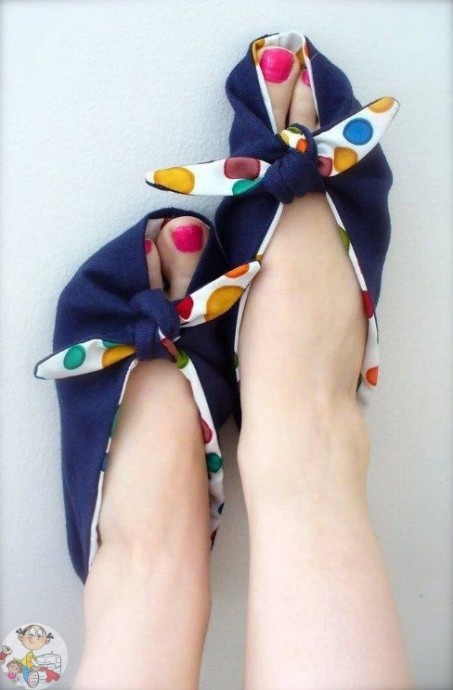 Тапочки из тряпочки Тапочки из тряпочки