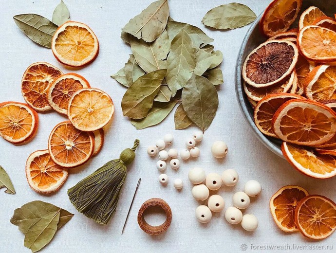 Делаем ароматную гирлянду