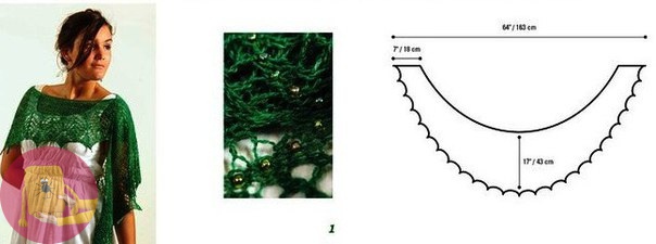 Мини-шаль "Объятия" Abrazo by Susanna IC