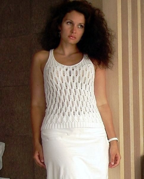 Очень красивый ажурный топ Очень красивый ажурный топ