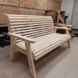 Самодельная скамья на дачу