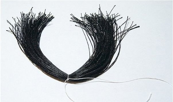 Стильные серьги-кисточки из ниток