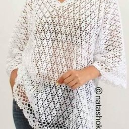 Узор для ажурной туники крючком