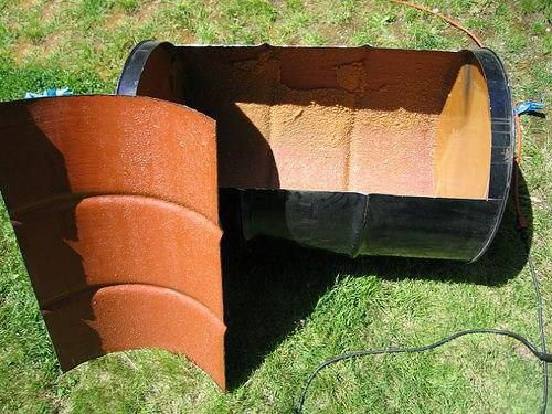 Барбекю из бочки своими руками