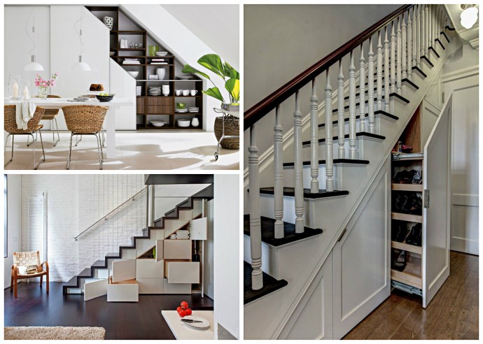 Грамотное применение свободного пространства под лестницей Грамотное применение свободного пространства под лестницей
