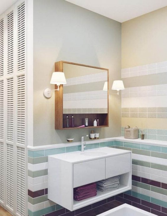 Идеи смелых сочетаний плитки в декоре дома Идеи смелых сочетаний плитки в декоре дома