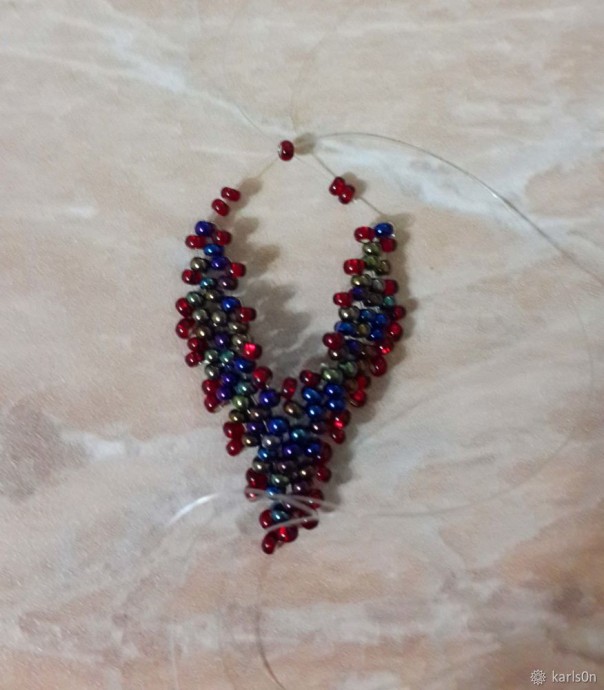 Изготавливаем брошь "Узорчатый жучок"