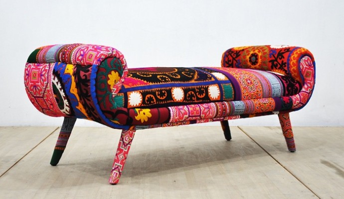 Яркие идеи перетяжки мебели