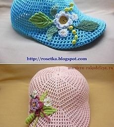 Кепи крючком