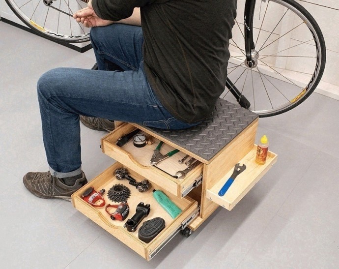 Тумба-верстак для ремонта велосипедов своими руками