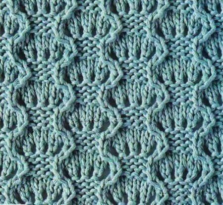 Красивые узоры на спицах