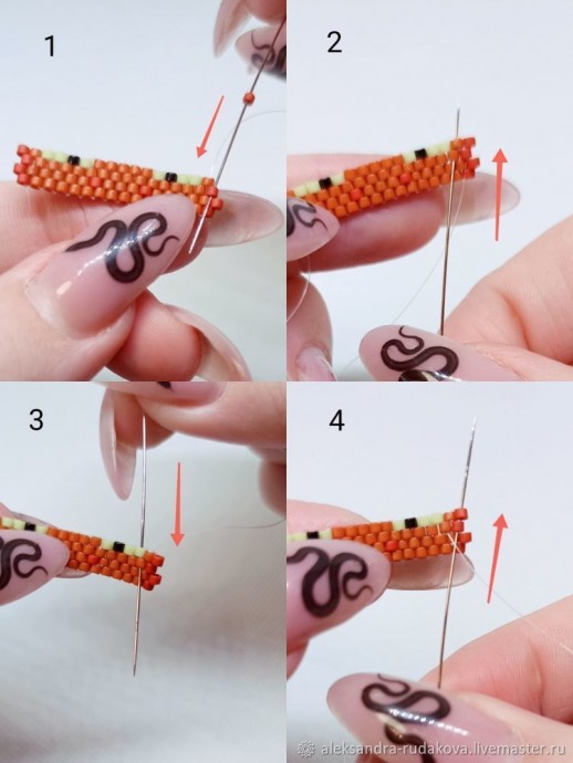 Основы кирпичного плетения из бисера